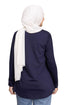 Indigo Printed Long - Sleeve Design 38 - Khotwh